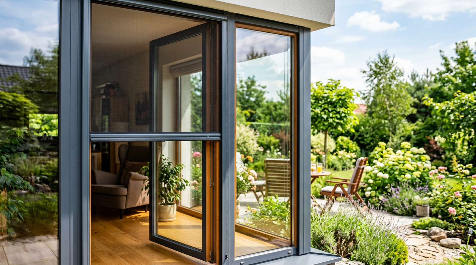 Moskitiery okienne i drzwiowe